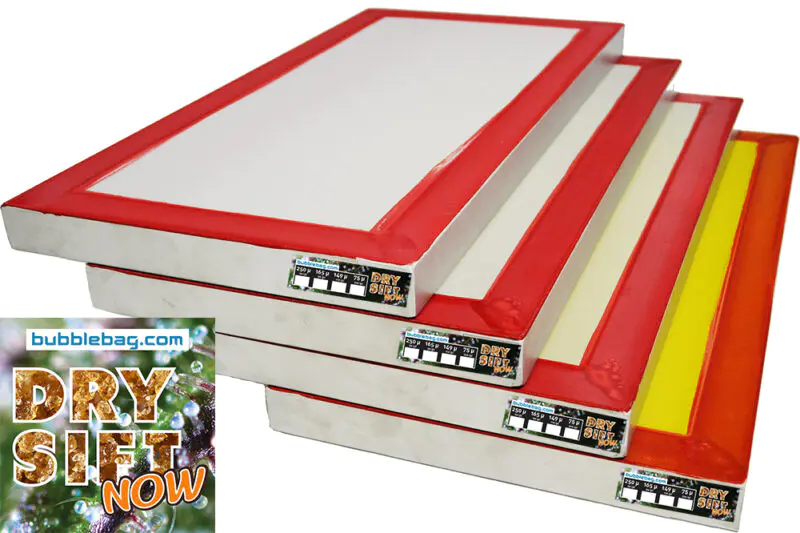 Dry Sift Screen Set: Medium 4 Screens (SKM4) *Allow 2-3 weeks for delivery*