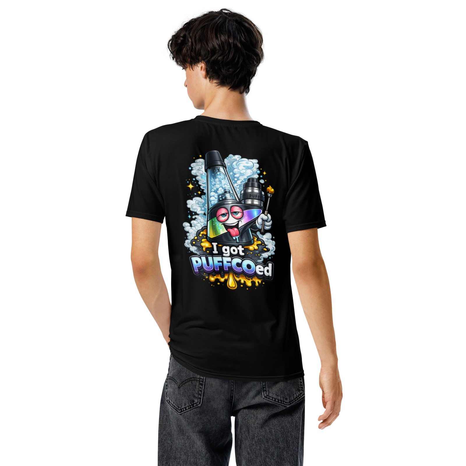 Unisex I Got Puffcoed Black t-shirt - Image 2