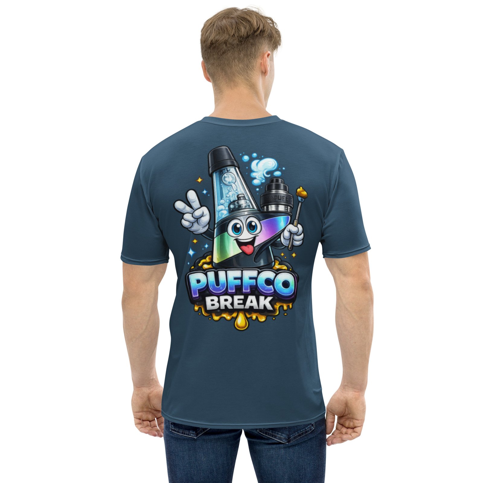 Unisex Blue Puffco Break t-shirt - Image 7