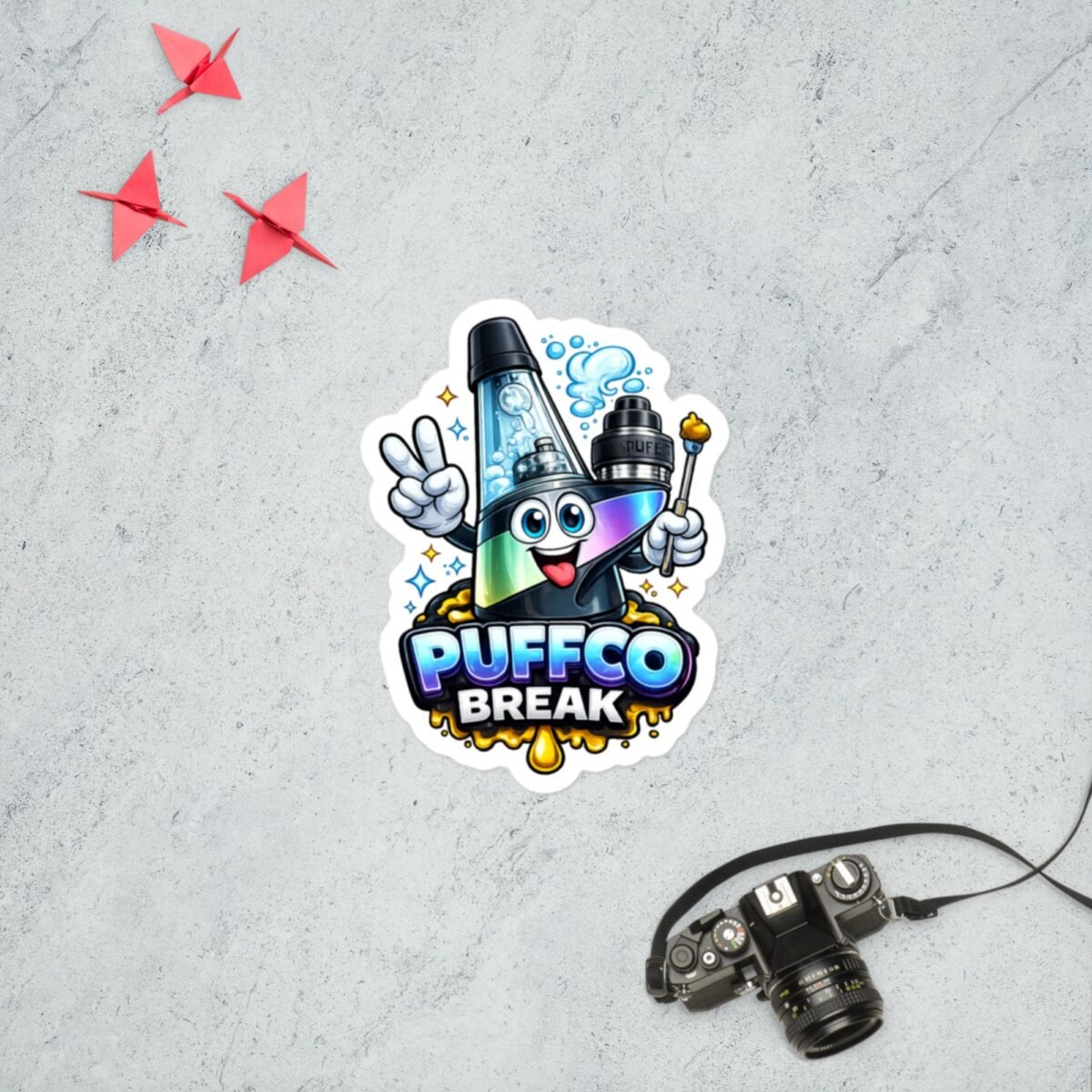 Bubble-free stickers