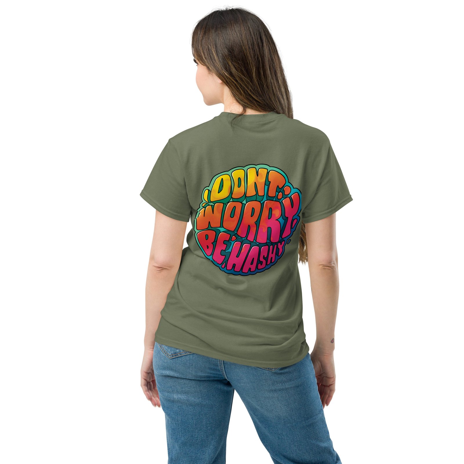 Unisex Dont Worry Be Hashy classic tee - Image 13