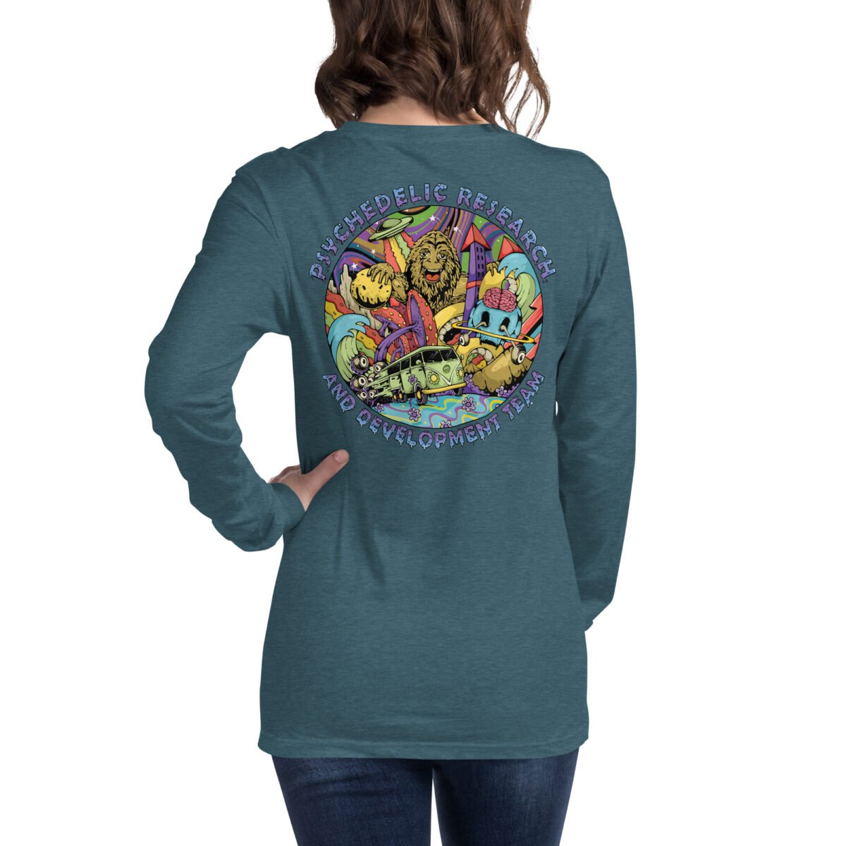 Unisex Psychedelic Research Long Sleeve Tee