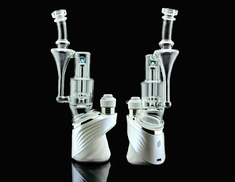 Iridescent Glass Superior RBR 4.0 Clear | Puffco Peak Top