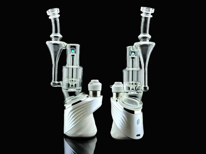 Iridescent Glass Superior RBR 4.0 Clear | Puffco Peak Top