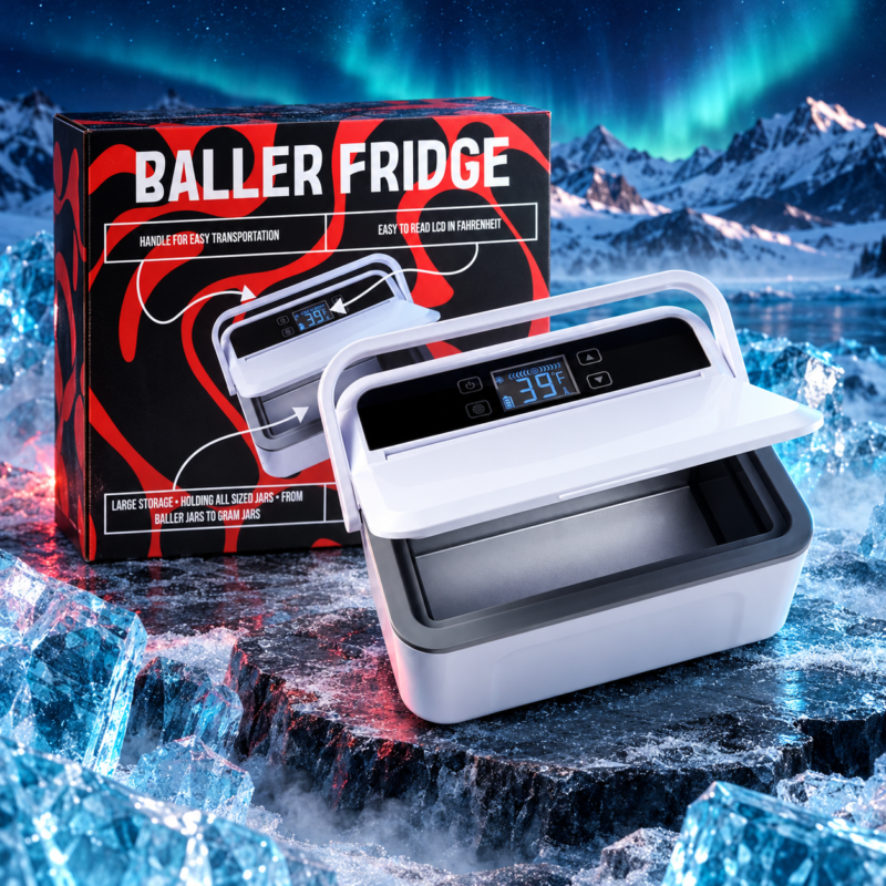 baller fridge in arctic night