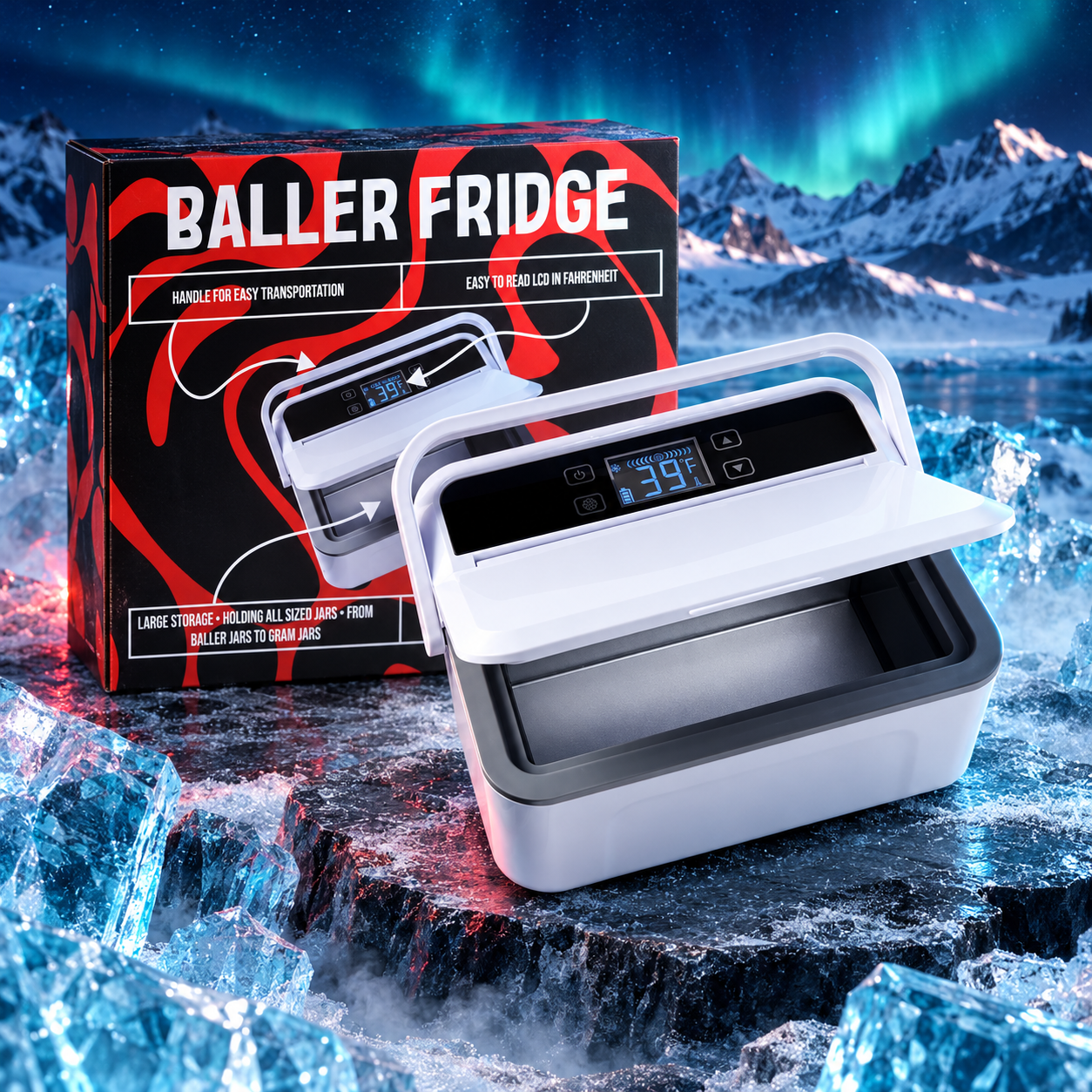 baller fridge in arctic night baller fridge in arctic night