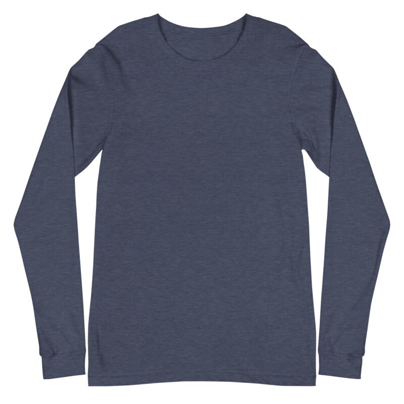 unisex long sleeve tee heather navy front 6a9630aa96254.jpg