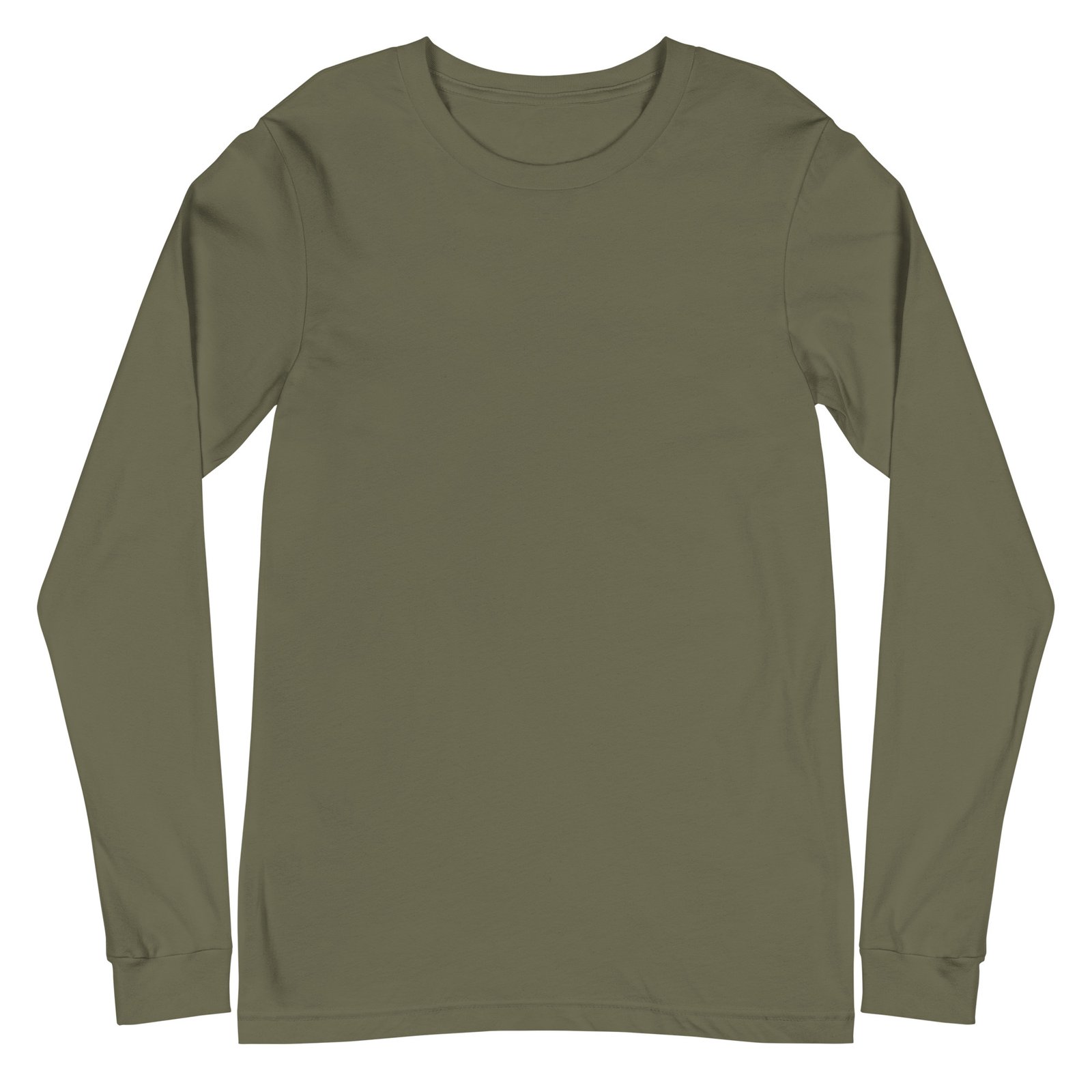 unisex long sleeve tee military green front 6a9630aa9d523.jpg unisex long sleeve tee military green front 6a9630aa9d523.jpg