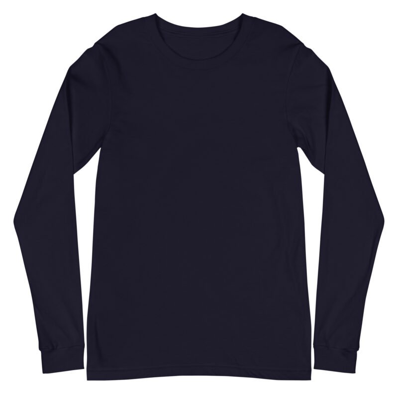 unisex long sleeve tee navy front 6a9630aa87ae1.jpg