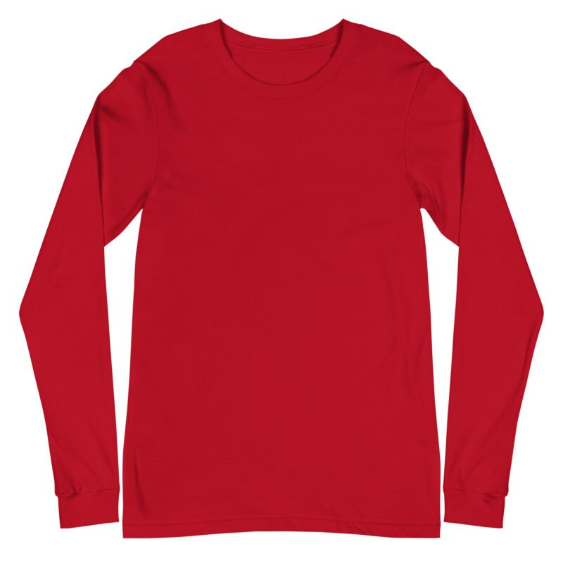 unisex long sleeve tee red front 6a9630aa8b38a.jpg