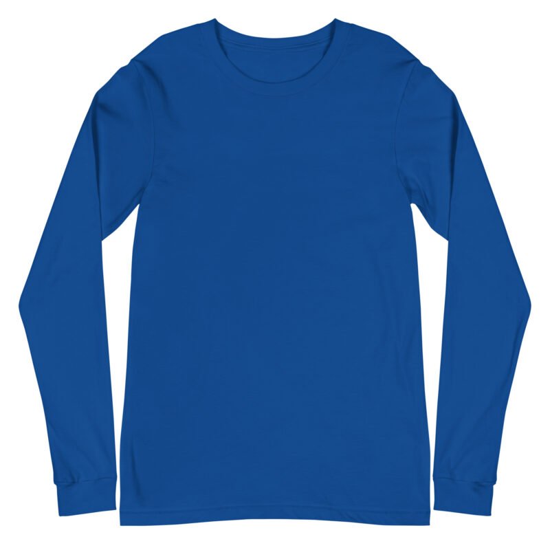 unisex long sleeve tee true royal front 6a9630aa92f48.jpg
