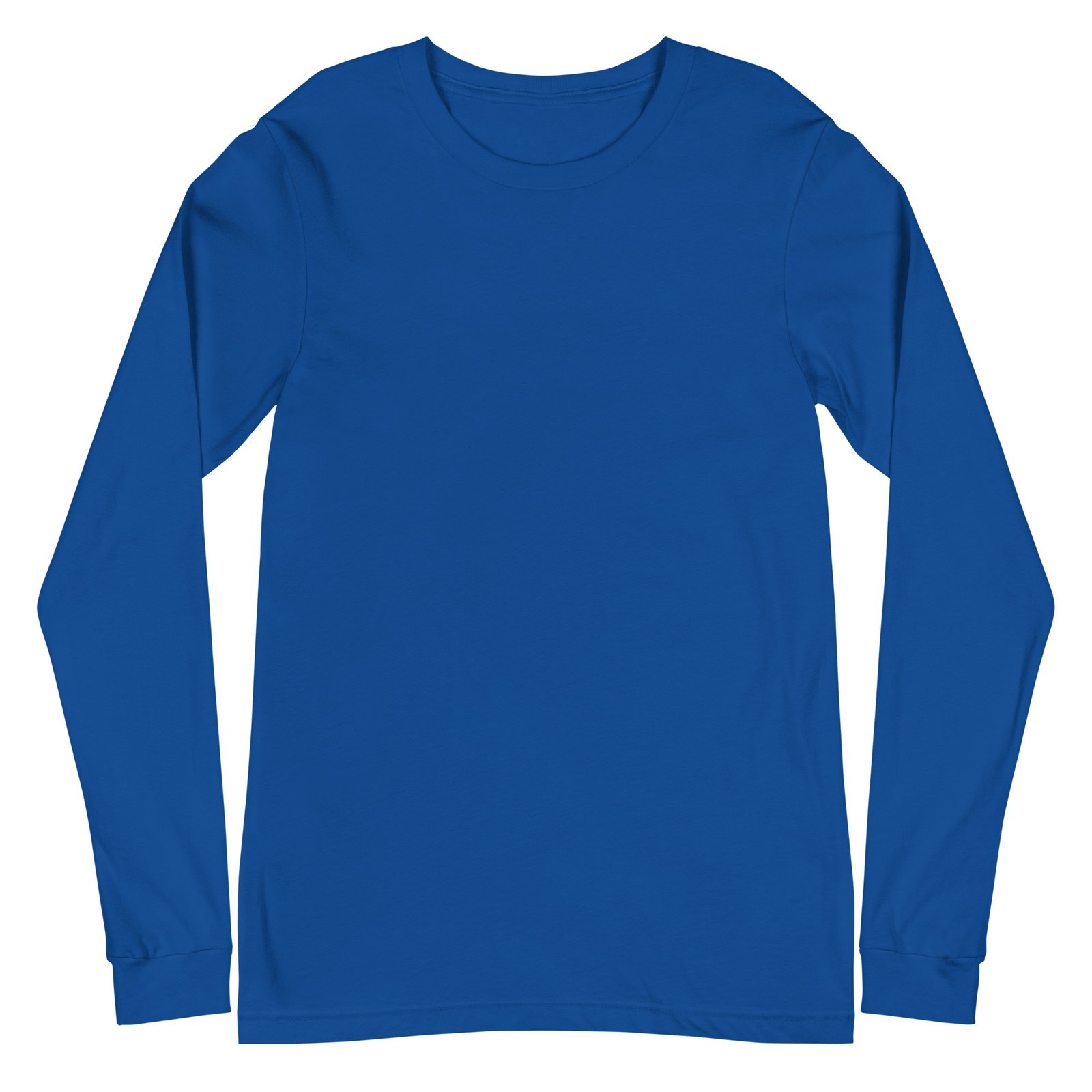 unisex long sleeve tee true royal front 6a9630aa92f48.jpg unisex long sleeve tee true royal front 6a9630aa92f48.jpg