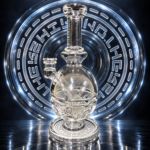 Mothership 8.5-Inch Fab Egg 14mm – Pelican 1500 Case clear mothership glass with engraved halo