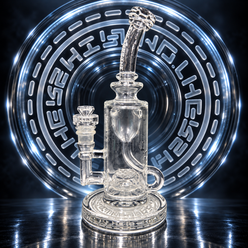 mothership torus glass rig with icy halo